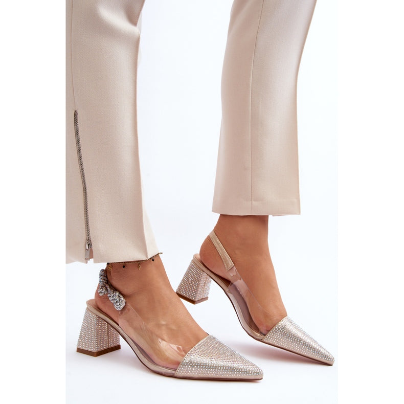 Gold shoes for wedding