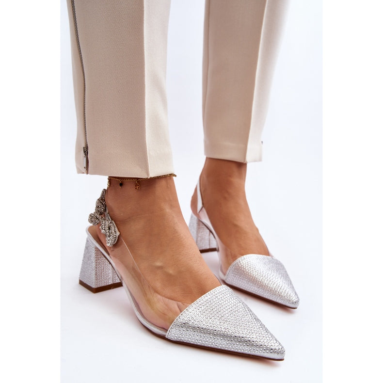 mid heel wedding shoes