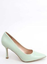 Woman's Mint Green High Heel Pumps - Green Heels Size 4