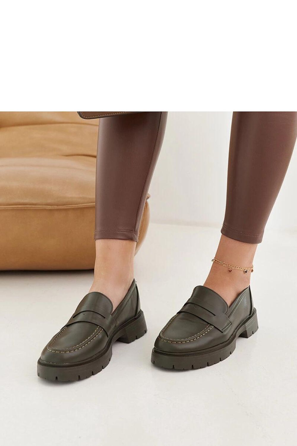 NEW Dark Green Loafers