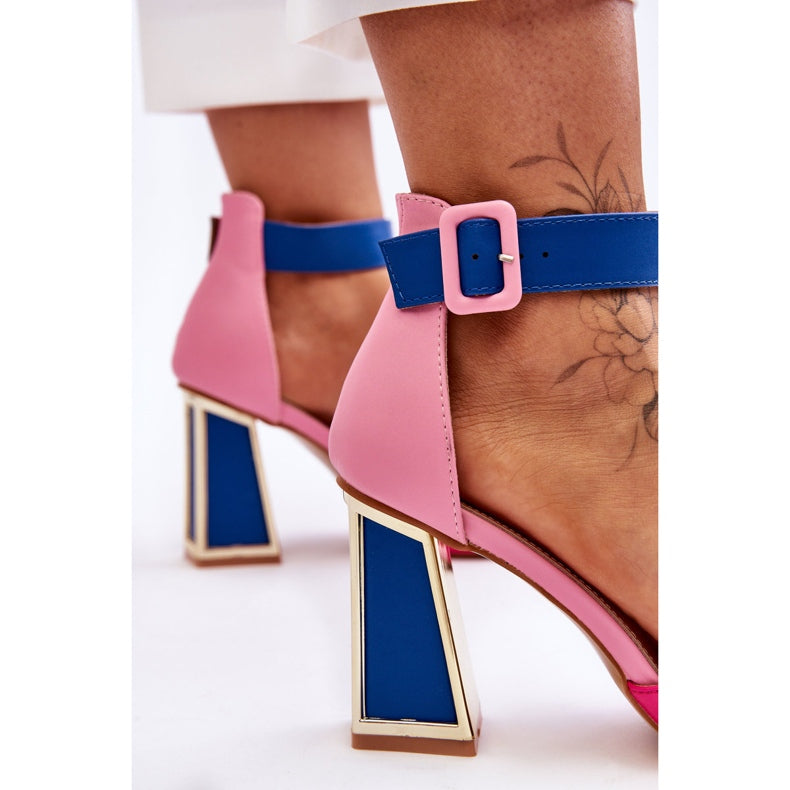 Woman's heeled sandals