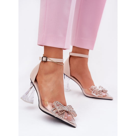 NEW Transparent Closed Toe Wedding Shoes