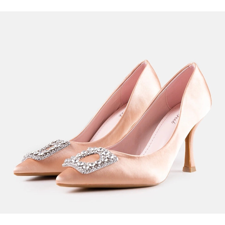 Blush Pink Bridal Shoes High Heel