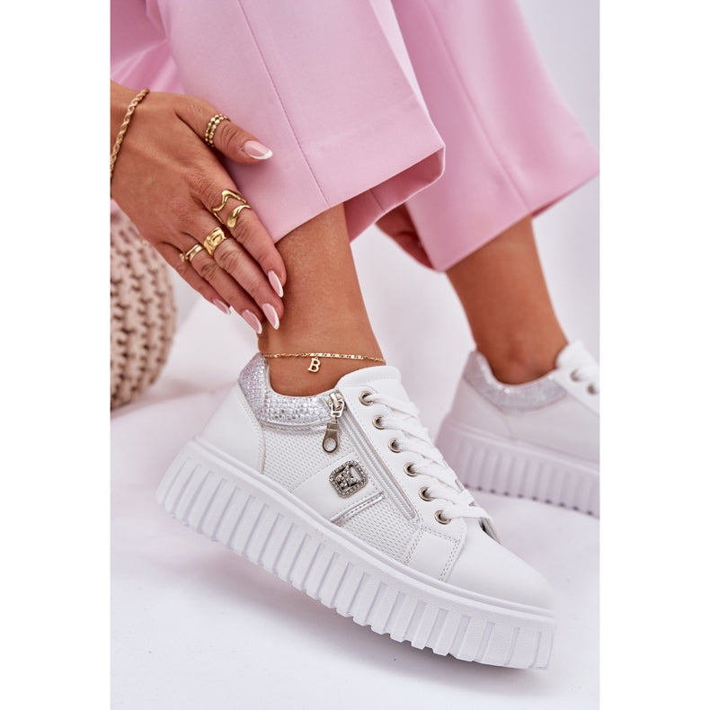 White sneakers