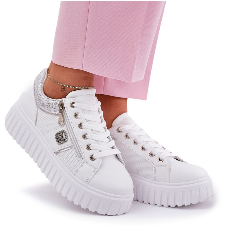 NEW Stylish White Trainers