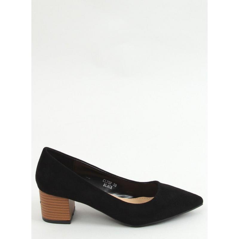 Woman Heeled Shoes | Work Shoes | Woman Court Shoes | Wooden Heeled Shoes | Woman Block Heeled Shoes