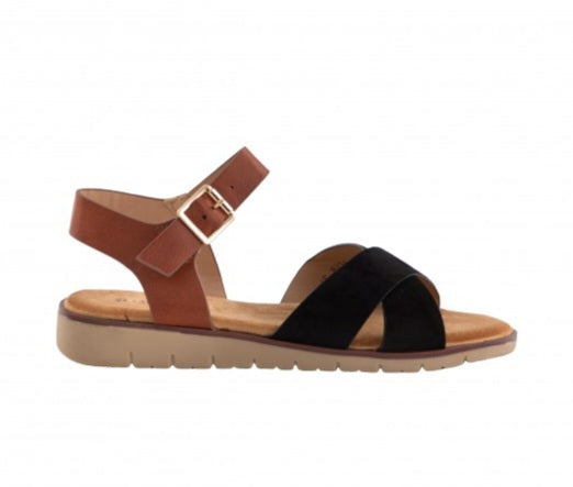 NEW Ladies Open Toe Black Sandals