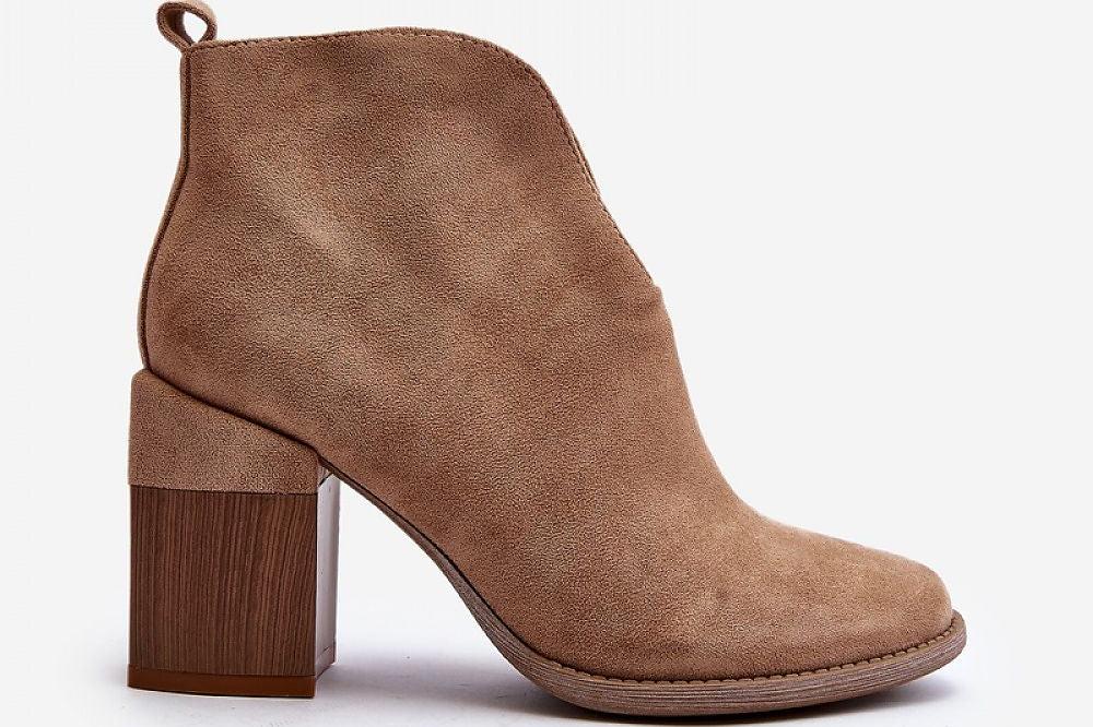 Beige Ankle Boots 