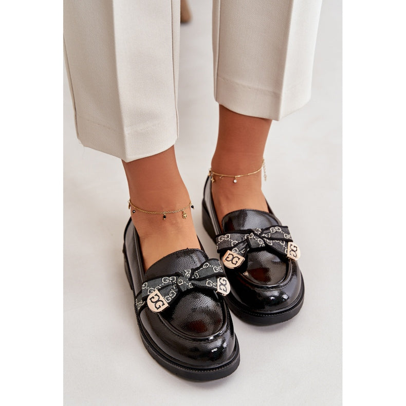 NEW Elegant Black Patent Loafers - Kimberly