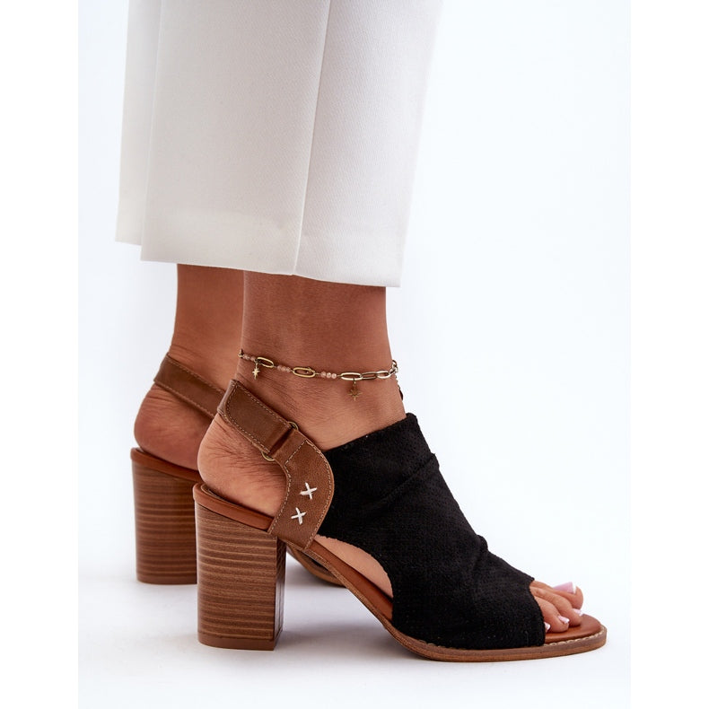 NEW Openwork Upper Peep Toe Sandals  - Joy