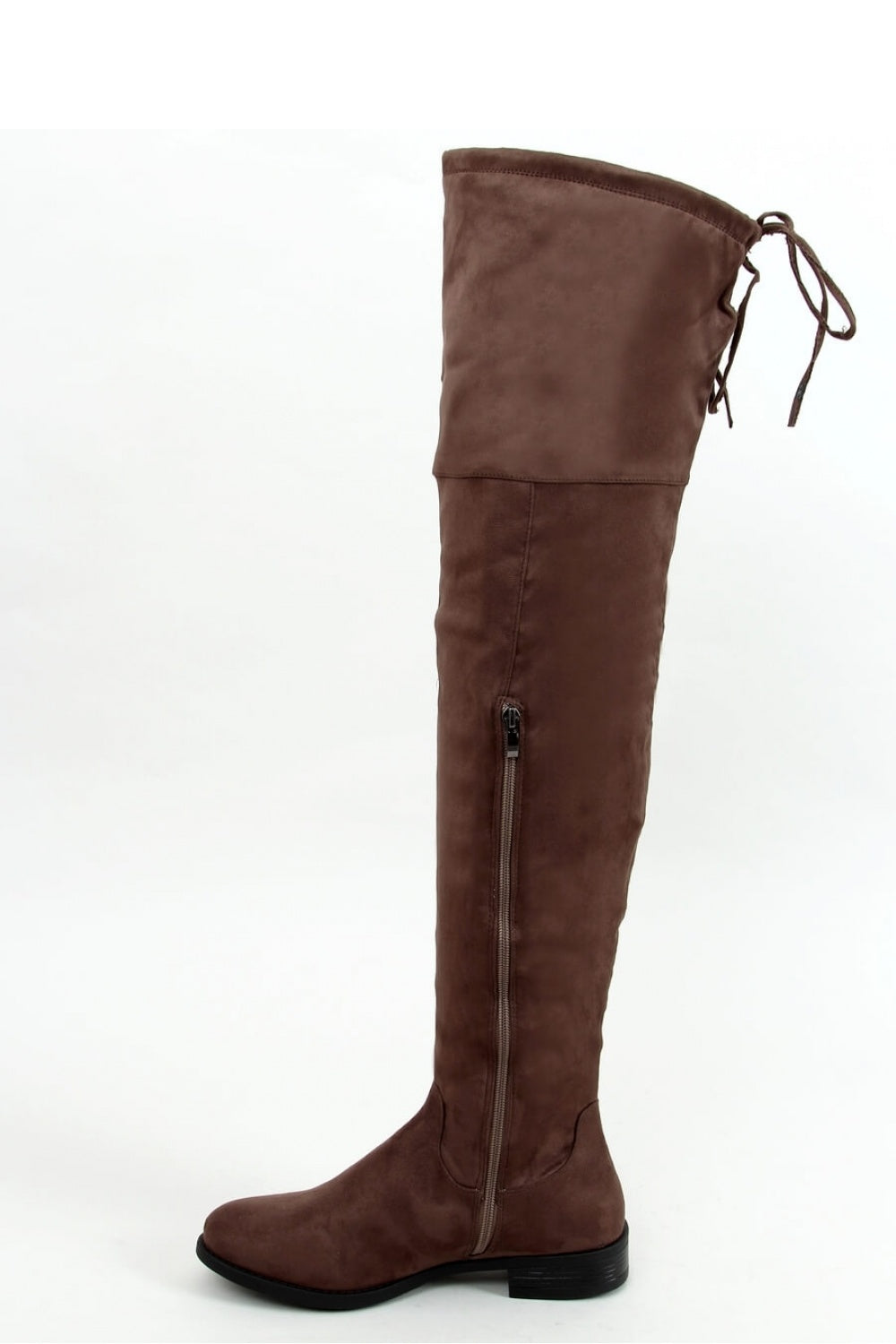 Brown Musketeer high knee boots