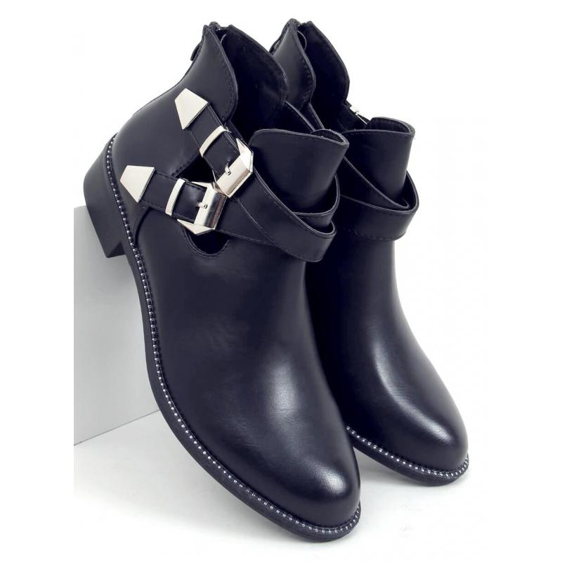 Black cut out hot sale ankle boots uk